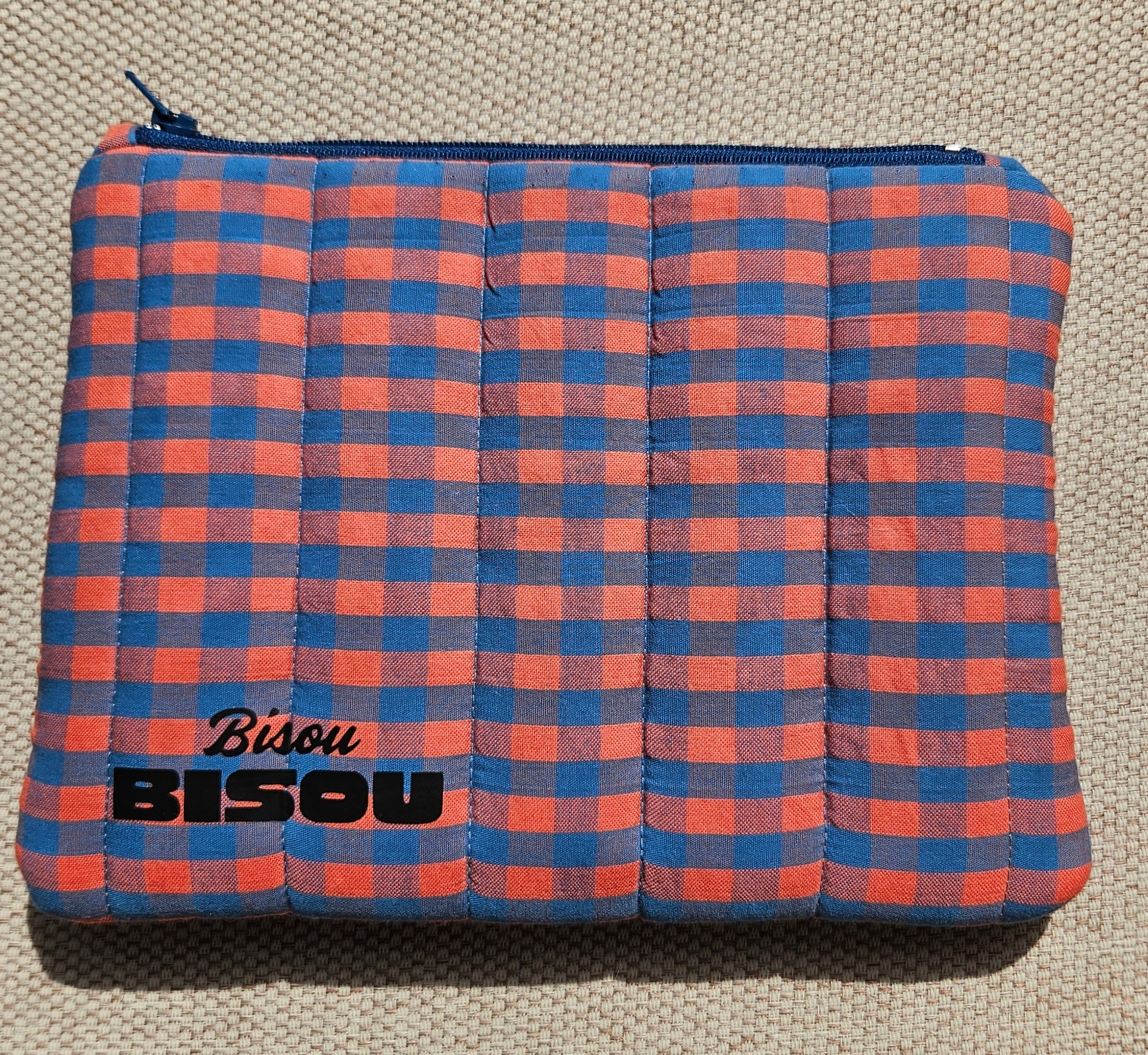 Pochette vichy bicolore