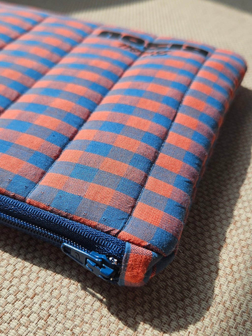 Pochette vichy bicolore